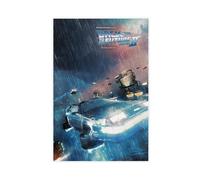 HFSEZP Time Travel DeLorean Canvas Poster Bedroom Decor Landscape Office Room Decor Gift 16x24inch(40x60cm)