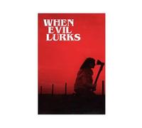 HFSEZP When Evil Lurks (2023) Horror Movie Poster Canvas Poster Bedroom Decor Landscape Office Room Decor Gift 16x24inch(40x60cm)