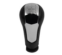 HFSWWLKJ Shifter Lever Compatible with Chevrolet for Spark 2011 2012 2013 2014 2015 2016 Gear Shift Knob Lever Stick Gaiter Boot Cover Collar(Chrome gearknob)