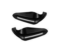 HFVUYAR Handlebar Brake Protector Motorcycle Handguard 15-22mm Handlebar Hand Protector Universal For FZ1 FZ6 White LED