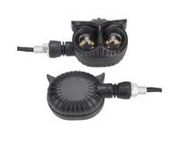 HFVUYAR Indicators 2PCS Motorcycle Headlight Turn Signals Light Motorcycle Driving Light Headlight Motorbike Scooter Fog Lamp