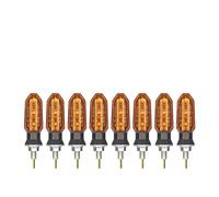 HFVUYAR Indicators Motorcycle Turn Signals Flasher Light For CBR500R CBR650F CB500X CRF250L MSX125 8mm Motorcycle Turn Signals Lights