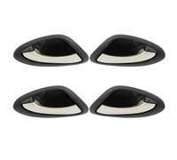 HFVUYAR Inside Door Handle 4X Black Color Car Inner Door Handle Interior Handles for Jazz for City GD 2003-2008 72160-SEN-H11 72120-SEN-H11
