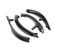 HFVUYAR Inside Door Handle Carbon Fiber Car Interior Door Handle with Outer Cover Replacement for 3 3GT 4 Series F30 F80 F31 F32 F33 F34 F35 F36