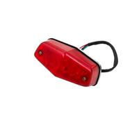 HFVUYAR Rear Tail Light Motorcycle Rear Lamp Led License Plate Lucas Tail Lights For BSA Lucas 525 For Scrambler Running Brake Rear Tail Light