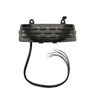 HFVUYAR Rear Tail Light Motorcycle Rear Tip Light Tri-Bar LED Tail Brake Lights Fit For Touring Street Glide For Road Glide FLHX FLTRX FLHXS