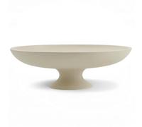 HFWDGTAO Concrete Fruit Bowl - 11.45 Inch Large Modern Pedestal Decorative Bowl for Entryway Table, Centerpiece Bowl for Kitchen Counter, Coffee Table, Living Room Decor, Key Tray and Catch All Bowl