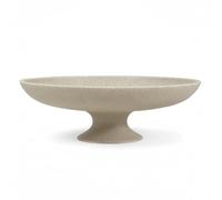 HFWDGTAO Large Decorative Bowl, Modern Pedestal Bowl for Home Decor, Decorative Fruit Bowl for Kitchen Counter, Stylish Key Bowls for Entry Table, 11.45” Diameter & 3.8” Height