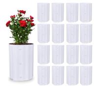 HFYZZ 12 Pcs Winter Rose Collar Winter Rose Bush Protectors Warm Rose Cones Connectable Winter Rose Plant Protective Cover for Protecting Plants Sapling Bush from Wind Freeze Animals