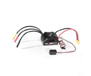 HG-80A 80A Brushless ESC for 1/10 RC Vehicles,Waterproof & Dustproof External Programming Port Low-Voltage/Overheat Protection(B)