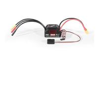 HG-80A 80A Brushless ESC, Waterproof Electronic Speed Controller with External Programming Port for 1/10 RC Car Buggy Truck, 2-4S Lipo Compatible