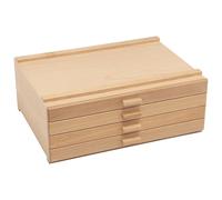 HG Art Concepts Artists Storage Chests - Premium Studio Organizer for Paint Tubes, Brushes, Pencils, Markers & More - 4 Drawer