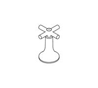 Hg cross Handle Axor Terrano Cold Water Chrome