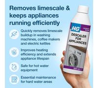 HG Descaler Liquid Removes Scale from Kettles Coffee Machines 500ml