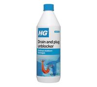 HG Drain and Plug Unblocker, Effectively Removes Blockages & Cleans Blocked Drains Fast, for Blocked Drain Pipes in Sinks or Shower Traps (1 Litre)