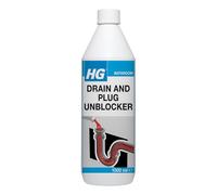 HG Drain and Plug Unblocker, Effectively Removes Blockages & Cleans Blocked Drains Fast, for Blocked Drain Pipes in Sinks or Shower Traps (1 Litre)