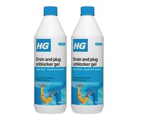HG - Drain & Plug Unblocker Gel - 1L (Pack of 2)