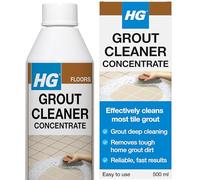 HG Grout Cleaner - Concentrated Tile Grout Cleaner for Floors, Walls & Bathrooms, Deep Cleaning & Colour Restoring Formula - 500ml