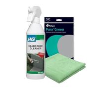 HG Headstone Cleaner with Microfibre Cloth & Protective Gloves