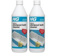 HG Hygienic Whirlpool Bath Cleaner (2 x 1L) - Natural, Safe for Internal System, Removes Scale, Grease & Odours (448100106)