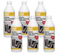 Hg Kitchen Drain And Plug Unblocker 1 Litre (Pack Of 6)