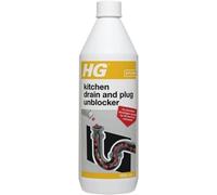 HG Kitchen Drain Plug Unblocker Natural Heavy Duty Kitchen Sink Unblocker Cleaner for Pipes Septic Tank Safe 1 Litre