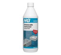 HG Limescale Remover Concentrate, Sink Tap & Toilet Limescale Remover, Multi Surface Cleaner & Descaler, Bathroom Cleaner for Shower Heads, Loos, Baths & Screens - 1 Litre