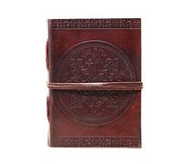 HG-LTHR 18 cm New Age Celtic Knot Leather Blank Book grimoire Leather Journal Book of Shadows Spell Book Leather Diary Journal Notebook Sketchbook Gift for Artists