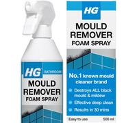 HG Mould Remover Foam Spray, Black Mould & Mildew Cleaner, Removes Stains - 500ml