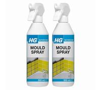 HG Mould Spray 500ml x 2 - Removes Black Mould, Mildew & Damp Stains from Walls, Tiles, Silicone, Grout & more - Ready-to-Use with Welari Thank You Card | (2 Pack)