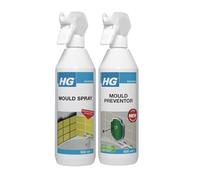 HG Mould Spray and Mould Preventor Spray Bundle, 500ml Each, Professional Strength, Ready to Use, 2 Bottles