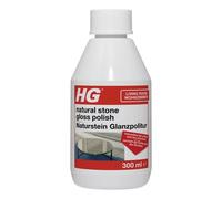 HG Natural Stone Gloss Polish, Natural Stone Cleaner for Tabletops & Furniture, Marble & Granite Cleaner, Kitchen Quartz Worktop Cleaner & Stain Remover, High Gloss - 300ml