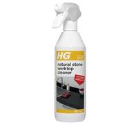 HG Natural Stone Kitchen Worktop Cleaner 500ml Streak-Free Spray for Granite, Quartz, Marble, Cement & More Safe Daily Degreaser for Natural Stone Surfaces Easy to Use & Gentle Formula Yellow - 1 Pack