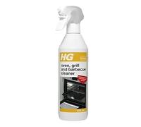 HG Oven, Grill & BBQ Cleaner Spray (500ml) Heavy Duty Grease & Burnt Food Remover Professional Degreaser for Ovens BBQs Baking Trays Stainless Steel & Hobs Easy Spray Yellow - 1 Pack