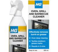 HG Oven Grill BBQ Cleaner Spray Removes BakedOn Food Grease - 500ml