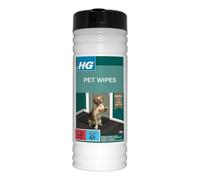 HG Pet Wipes, Wet Wipes for Dogs, Animal & Pet Safe Cleaner, Alcohol Free, Strong & Soft Pet Cleaning Wipes for Paws, Coats, Ears & Eyes - 50 Wipes