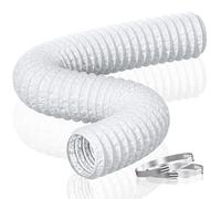 HG Power 150mm Air Ducting Length 5m PVC with 2 Clamps for HVAC
