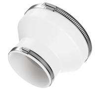 HG Power 150mm to 100mm Ducting Reducer with Two Clamps Duct Adaptor for Tumble Dryer Vent Hose, Connect Round Duct Ventilation Extractor Fan