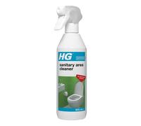 HG Sanitary Area Cleaner - Bathroom Cleaner Spray for Toilets, Sinks, Basins, Bidets, Handles and Bathroom Areas, Hygienic Formula with Fresh Fragrance - 500ml