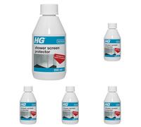 HG Shower Screen Protector, Shower Screen Cleaner & Tile Protector for Walls & Bathroom Furniture, Limescale Remover & Glass Cleaner Shield, Bath Scr