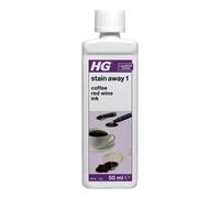 HG Stain Away 1 Fabric Stain Remover, Ink Stain Remover & Red Wine, Tea & Coffee Stain Removal Liquid, Pre Treatment Spot Stain Remover for Fruit Juice, Chocolate & Sweat Marks on Clothes - 50ml