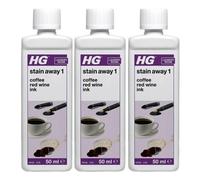 Hg Stain Away No. 1, Marl Remover For Coffee, Red Wine, Ink 50Ml X 3