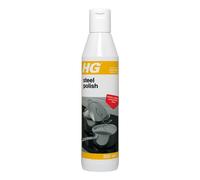 HG Steel Polish, Stainless Steel Cleaner & Protector, Chrome & Copper Metal Cleaner, Stainless Steel Polish, Kitchen Cleaner for Metal, Multi Surface Cleaner & Metal Kitchen Worktop Cleaner - 250ml