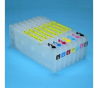 hg T6061-T6067 T6069 T6071-T6077 T6079 Refillable Ink Cartridge With Chip Resetter For Epson Stylus Pro 4880 Inkjet Printer