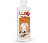 HG Textile Stain Away No.7 Rust Stain Remover 50ml - Removes Rust Stains from Clothes, Textiles, Fabric & Upholstery, Powerful Laundry Cleaner for Washable Materials and Home Laundry Use