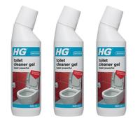 Hg Toilet Cleaner Gel Super Power 500Ml (Pack Of 3)