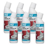 Hg Toilet Cleaner Gel Super Power 500Ml (Pack Of 6)