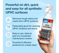HG UPVC Powerful Cleaner Quick Easy Ideal for Doors Window Frames -