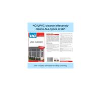 HG UPVC Powerful Cleaner Quick Easy Ideal for Doors Window Frames - 500ml
