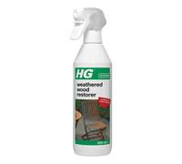 HG Weathered Wood Restorer, Simple No Sanding Pre-Treatment, Cleans Maintains & Renovates Wooden Garden Furniture, Prepares & Restores Natural Colour